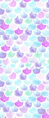 Blackout roller blind Colorful scales