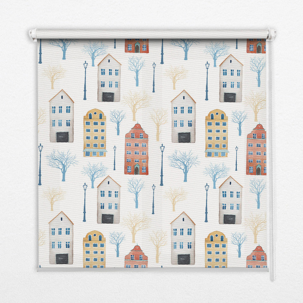 Fabric roller blind for window Blocks