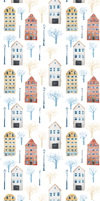 Fabric roller blind for window Blocks