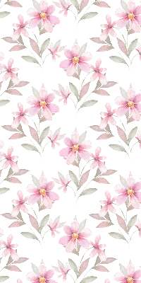 Blackout roller blind Pink flowers