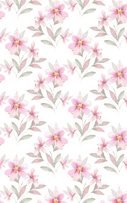 Blackout roller blind Pink flowers