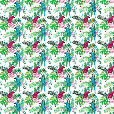 Fabric roller blind for window Parrots