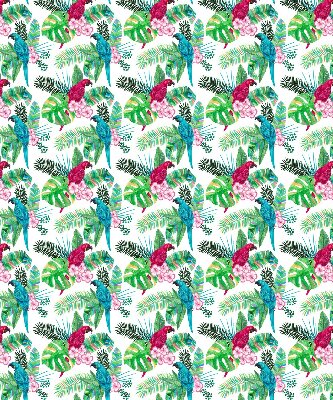 Fabric roller blind for window Parrots