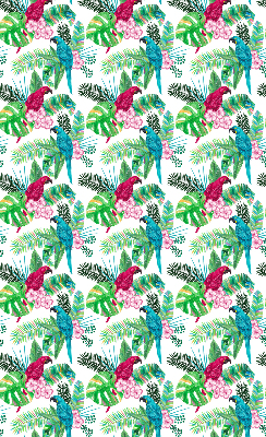 Fabric roller blind for window Parrots