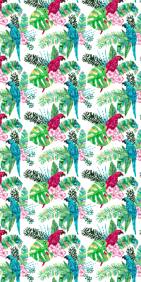 Fabric roller blind for window Parrots