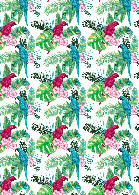Fabric roller blind for window Parrots