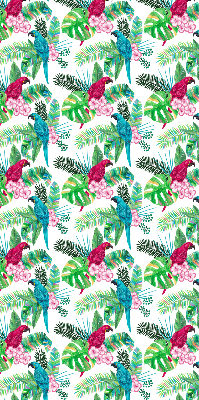 Fabric roller blind for window Parrots