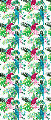 Fabric roller blind for window Parrots