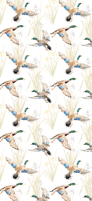 Blackout roller blind Flying ducks