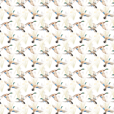 Blackout roller blind Flying ducks