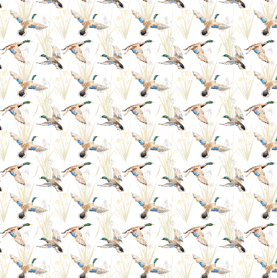 Blackout roller blind Flying ducks