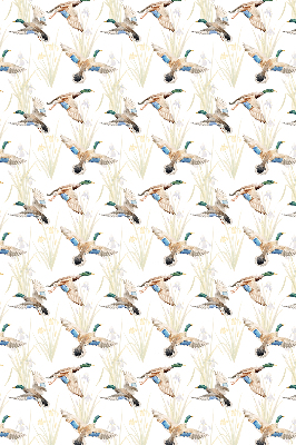 Blackout roller blind Flying ducks