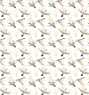 Blackout roller blind Flying ducks