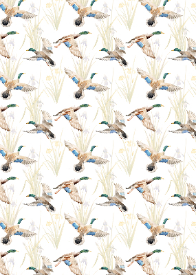 Blackout roller blind Flying ducks
