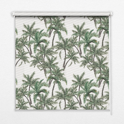 Blackout roller blind Palm trees