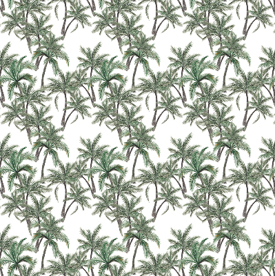 Blackout roller blind Palm trees