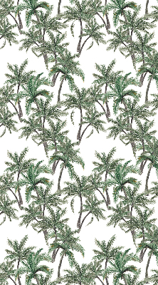 Blackout roller blind Palm trees