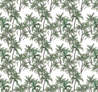Blackout roller blind Palm trees