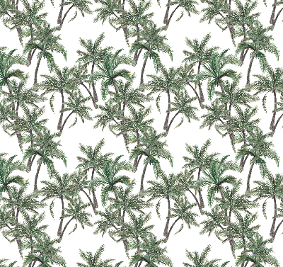 Blackout roller blind Palm trees