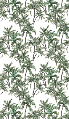 Blackout roller blind Palm trees