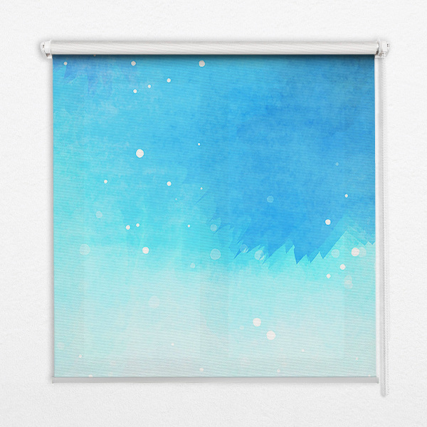 Blackout roller blind for window Northern lights