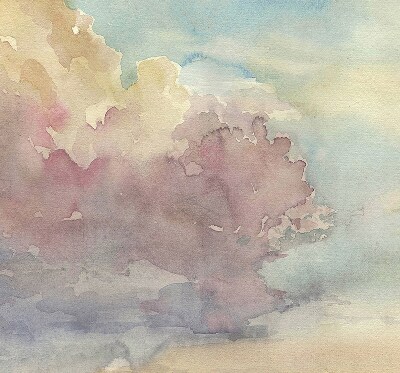 Blackout roller blind Colorful sky