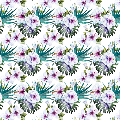 Blackout roller blind Flowers