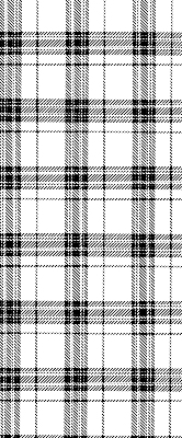 Blackout roller blind for window Gray tartan