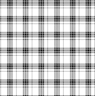 Blackout roller blind for window Gray tartan