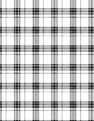 Blackout roller blind for window Gray tartan
