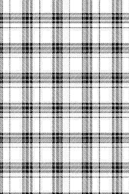 Blackout roller blind for window Gray tartan