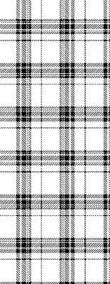 Blackout roller blind for window Gray tartan