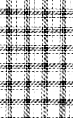 Blackout roller blind for window Gray tartan