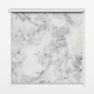Fabric roller blind for window Gray marble
