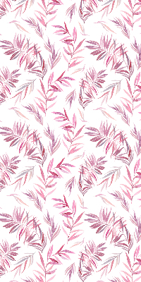 Blackout roller blind for window Pink leaves