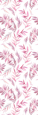 Blackout roller blind for window Pink leaves