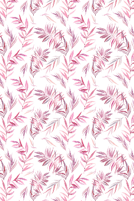 Blackout roller blind for window Pink leaves