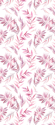 Blackout roller blind for window Pink leaves