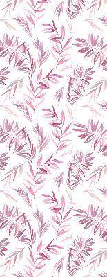 Blackout roller blind for window Pink leaves