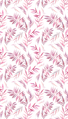 Blackout roller blind for window Pink leaves