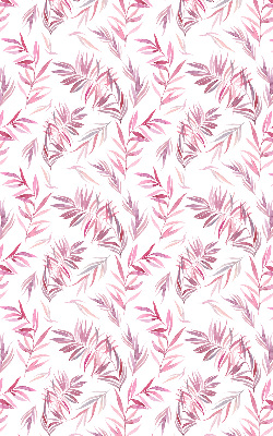 Blackout roller blind for window Pink leaves