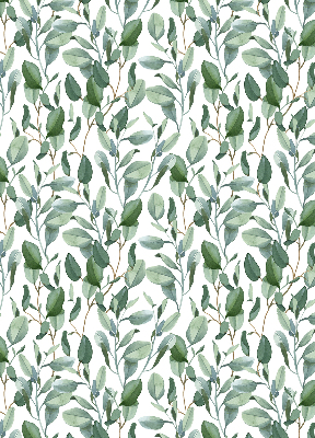 Blackout roller blind for window Leaves on the twigs