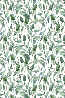 Blackout roller blind for window Leaves on the twigs