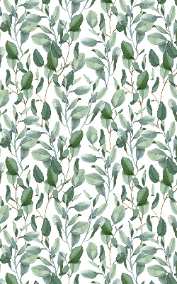 Blackout roller blind for window Leaves on the twigs