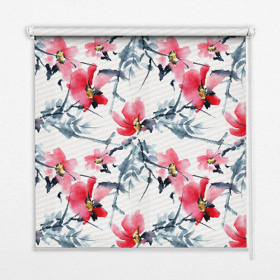 Blackout roller blind Flowers