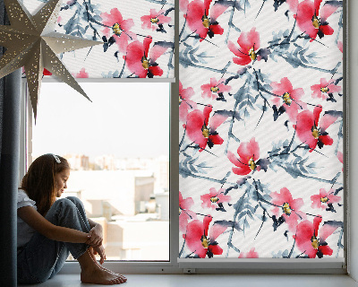 Blackout roller blind Flowers