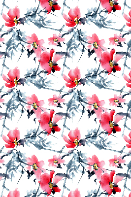 Blackout roller blind flowers pattern
