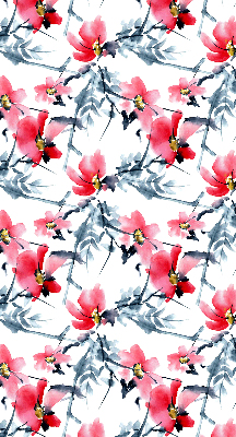 Blackout roller blind flowers pattern
