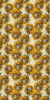 Fabric roller blind for window sunflower shade