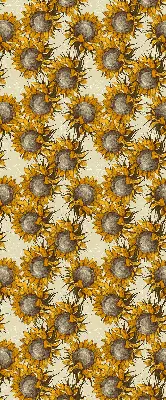 Fabric roller blind for window sunflower shade